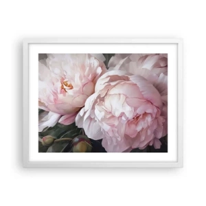 Plakat w białej ramie - Zatrzymane w rozkwicie - 50x40 cm