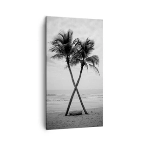 Obraz na płótnie - Czuła obecność - 45x80 cm