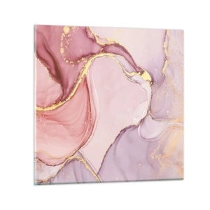 Obraz na szkle - Pieszczota barw - 60x60 cm
