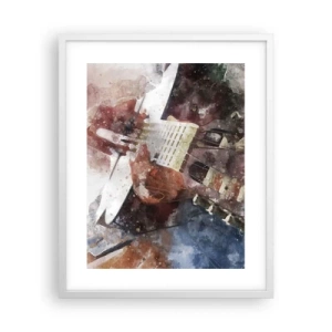 Plakat w białej ramie - I co o tym myślisz? - 40x50 cm