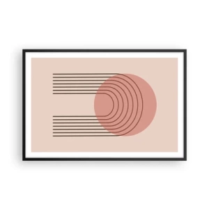 Plakat w czarnej ramie - Nieodparte przyciąganie - 91x61 cm