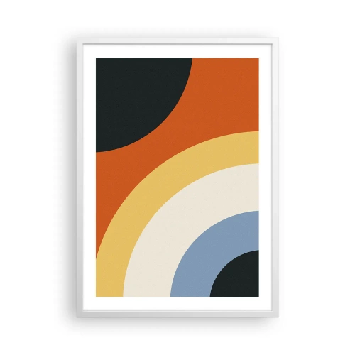 Plakat w białej ramie - Ku sobie - 50x70 cm