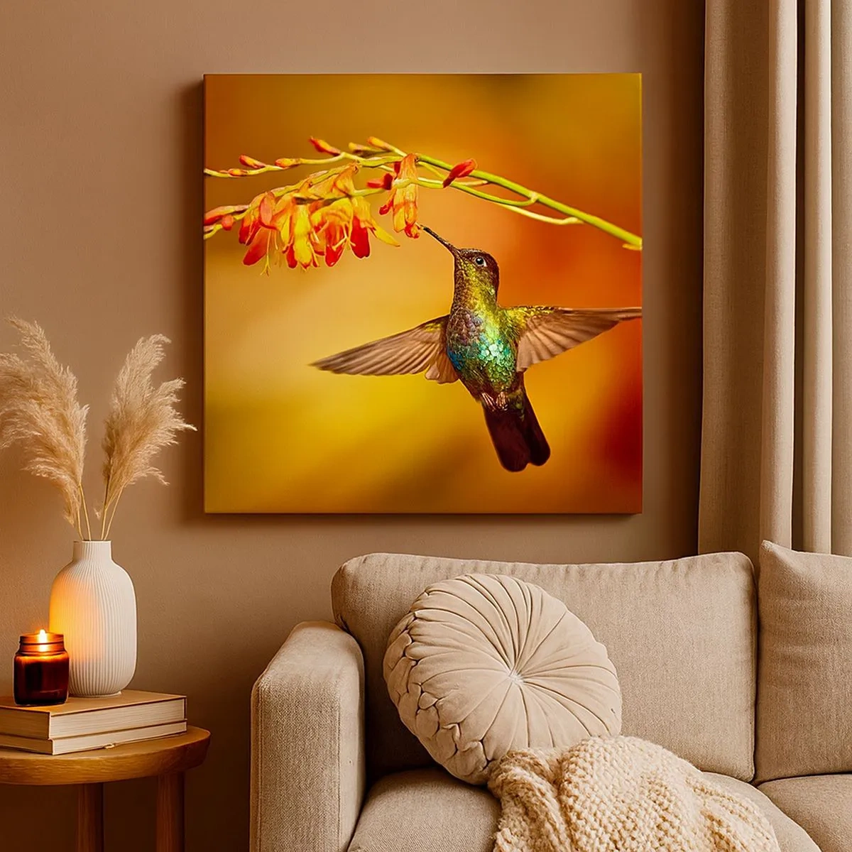 Obraz na płótnie - Posłaniec światła wg Majów - 30x30 cm