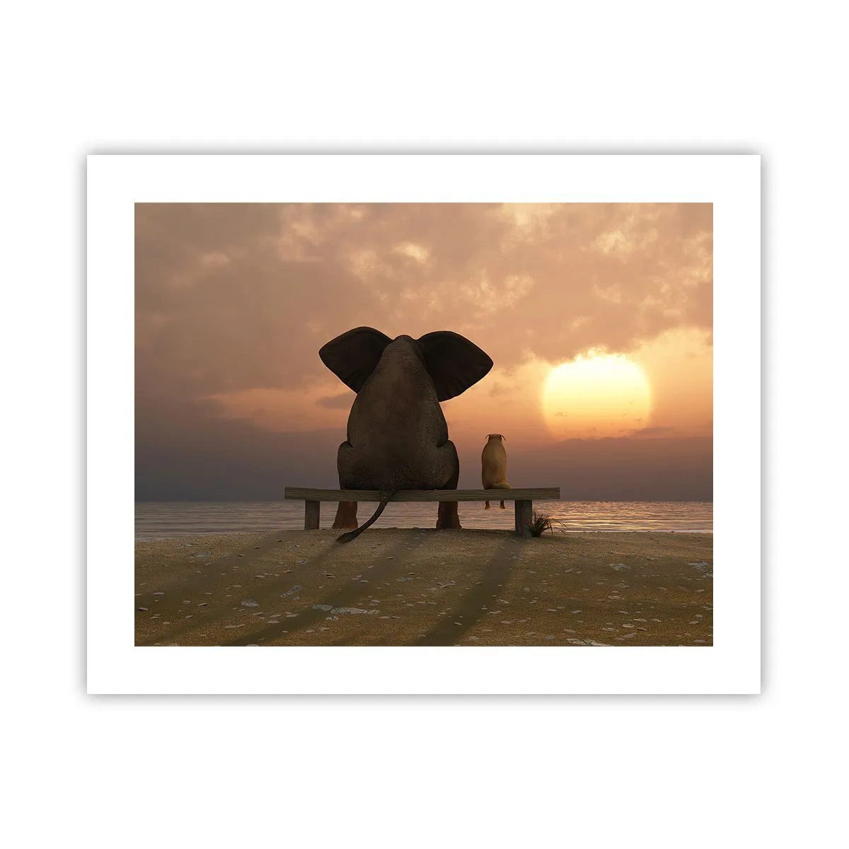 Plakat - Dobrze jest razem pomilczeć - 50x40 cm