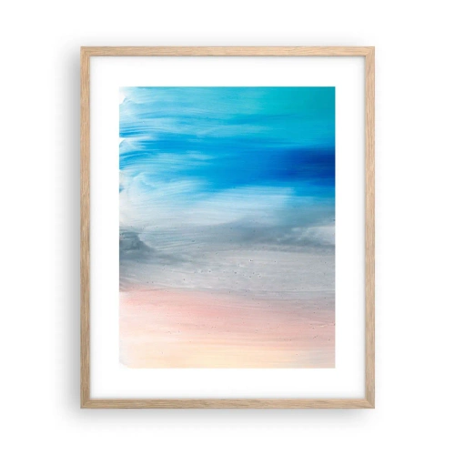 Plakat w ramie jasny dąb - Żywioły: powietrze - 40x50 cm