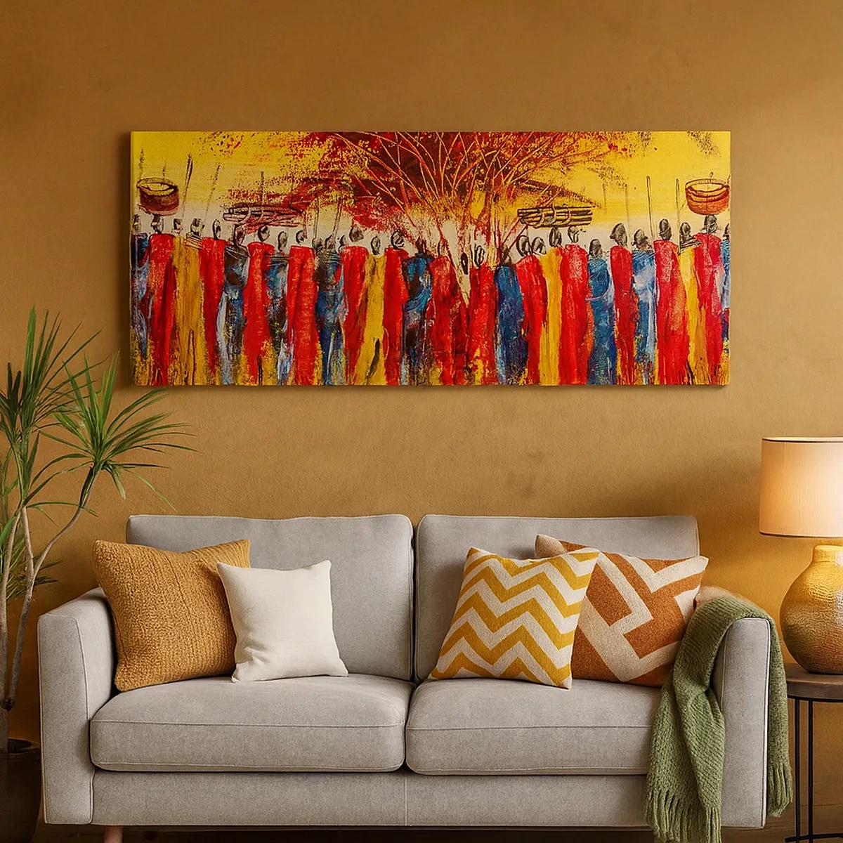 Obraz na płótnie - Tam, tam, tam tam idą - 30x30 cm