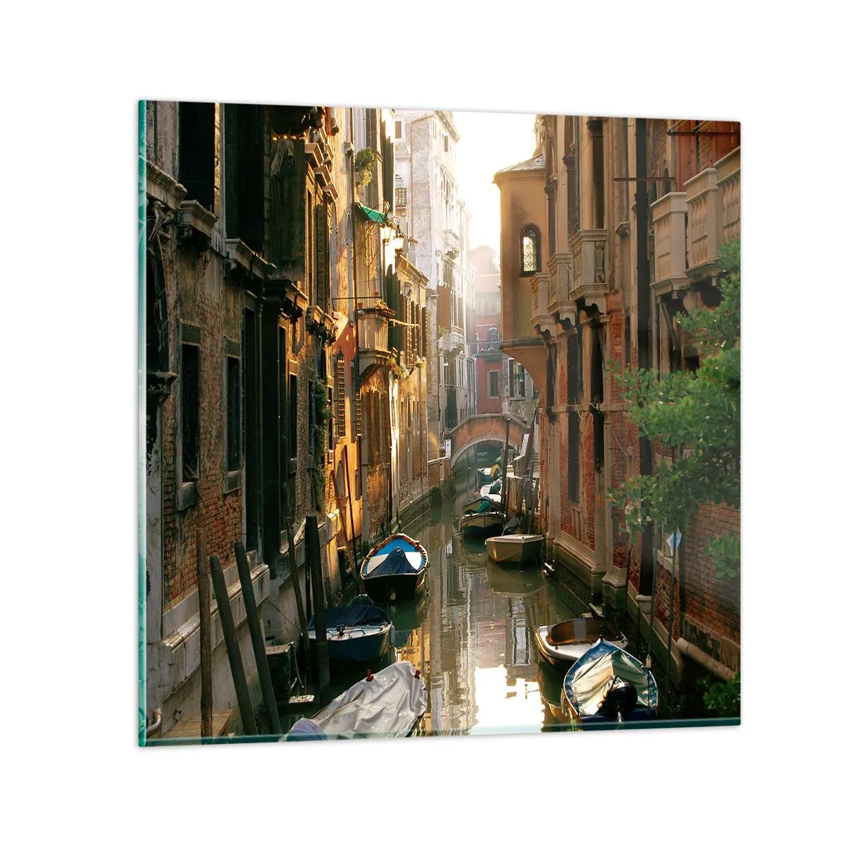 Obraz na szkle - W weneckim zaułku - 60x60 cm