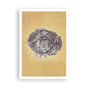 Plakat - Z oceanu ornamentów - 70x100 cm