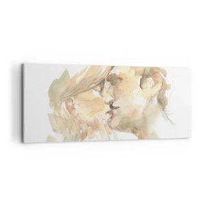 Obraz na płótnie - Odnaleziona połowa? - 100x40 cm