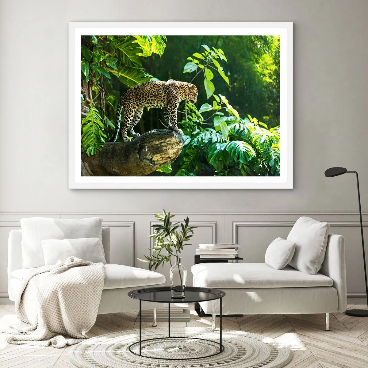 Plakat w białej ramie - Na łowy? - 50x40 cm