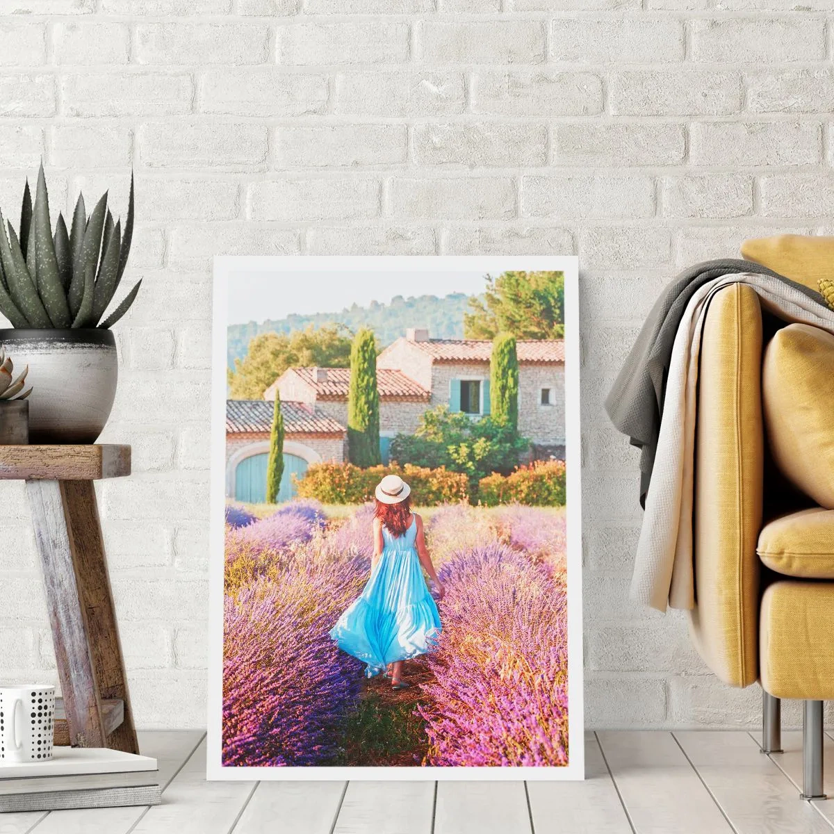 Plakat - Lawendowa dziewczyna - 70x100 cm