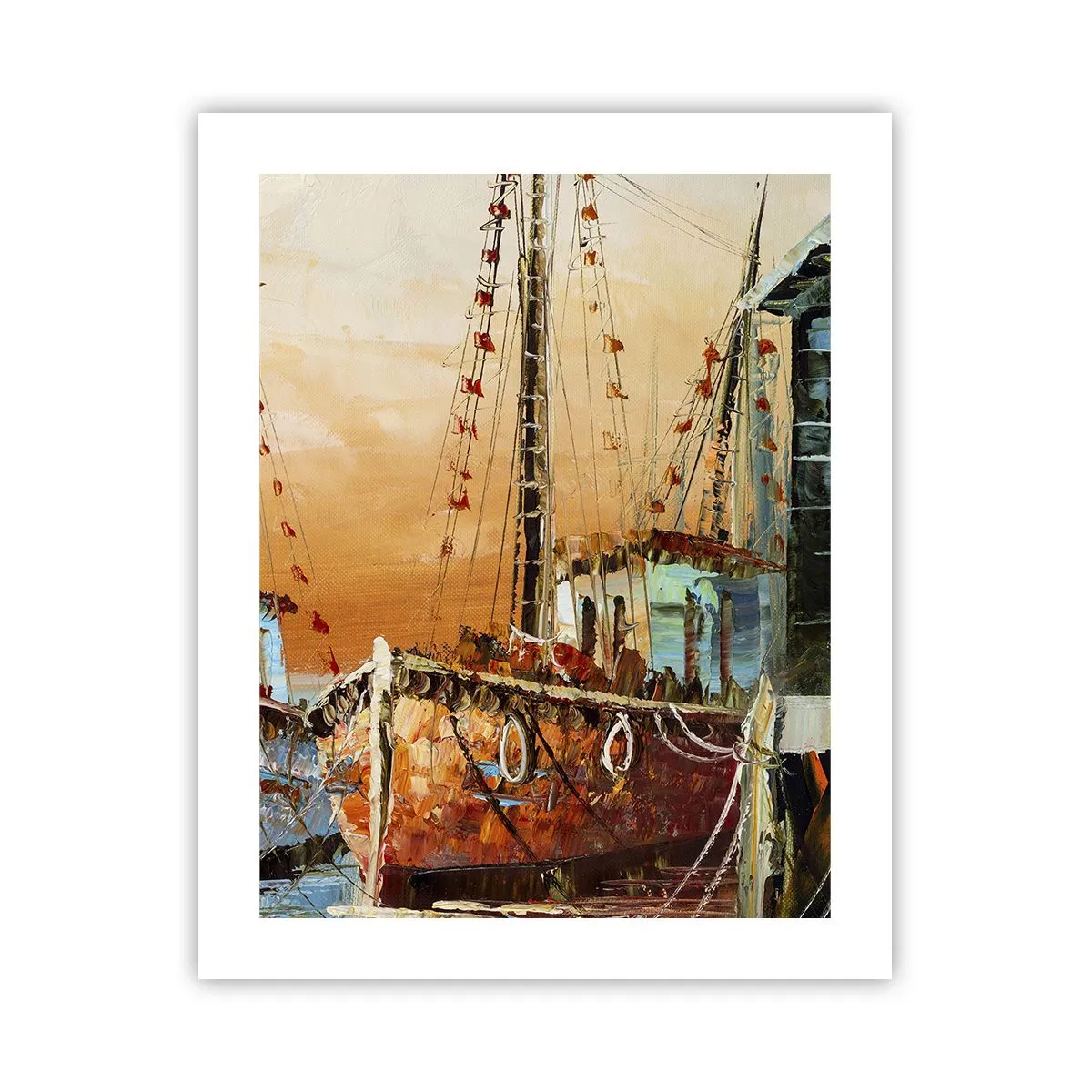 Plakat - Spokojny powrót - 40x50 cm