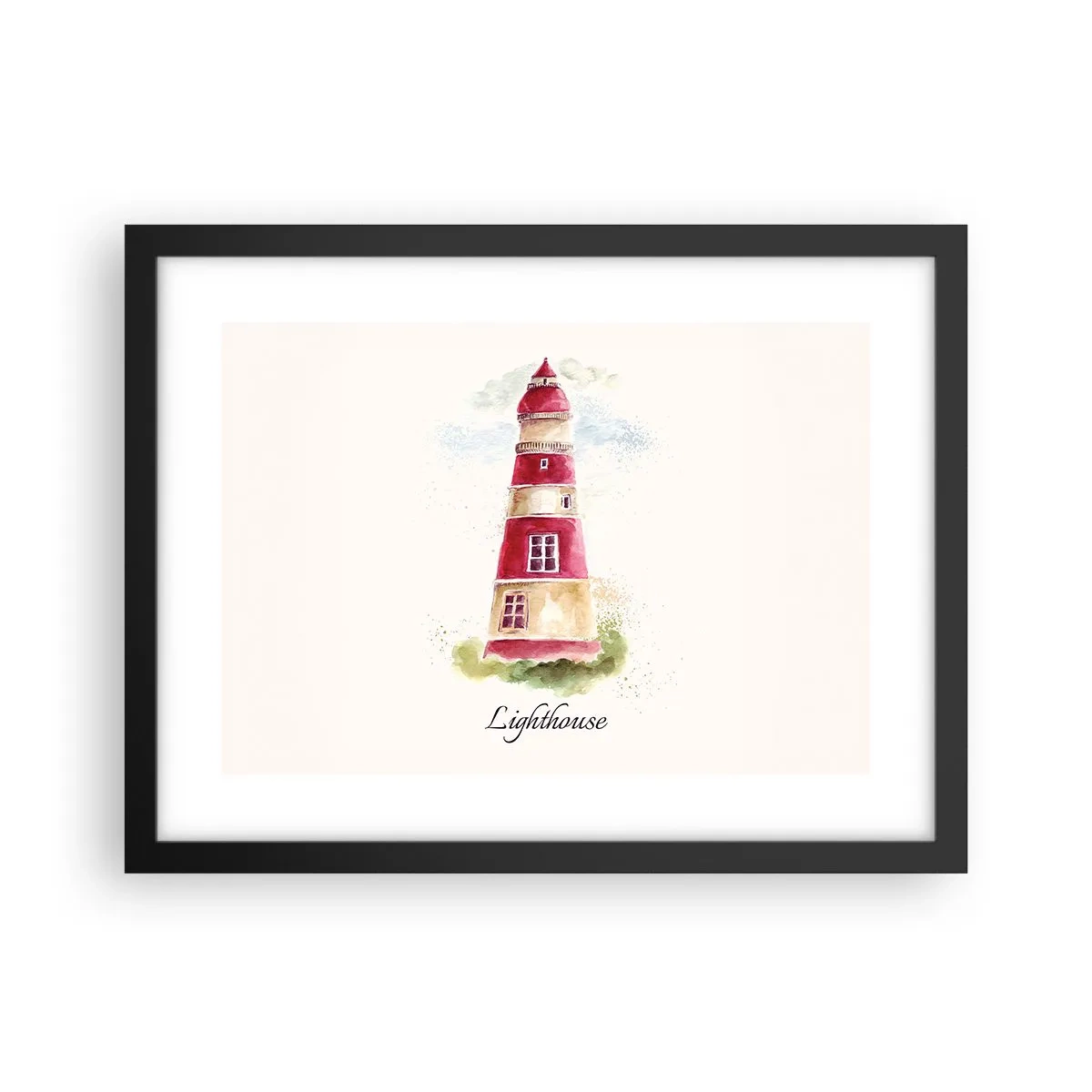 Plakat w czarnej ramie - Wokół zawsze pogoda - 40x30 cm