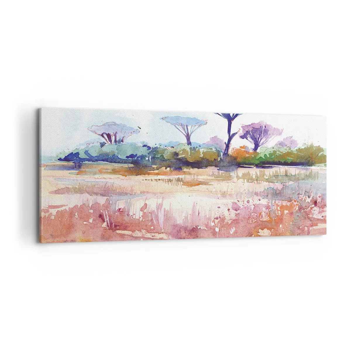 Obraz na płótnie - Kolory sawanny - 100x40 cm