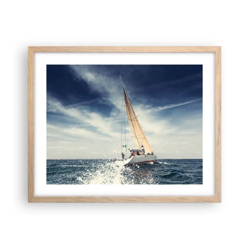 Plakat w ramie jasny dąb - Nas nie dogonią! - 50x40 cm