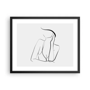 Plakat w czarnej ramie - Na fali marzeń - 50x40 cm