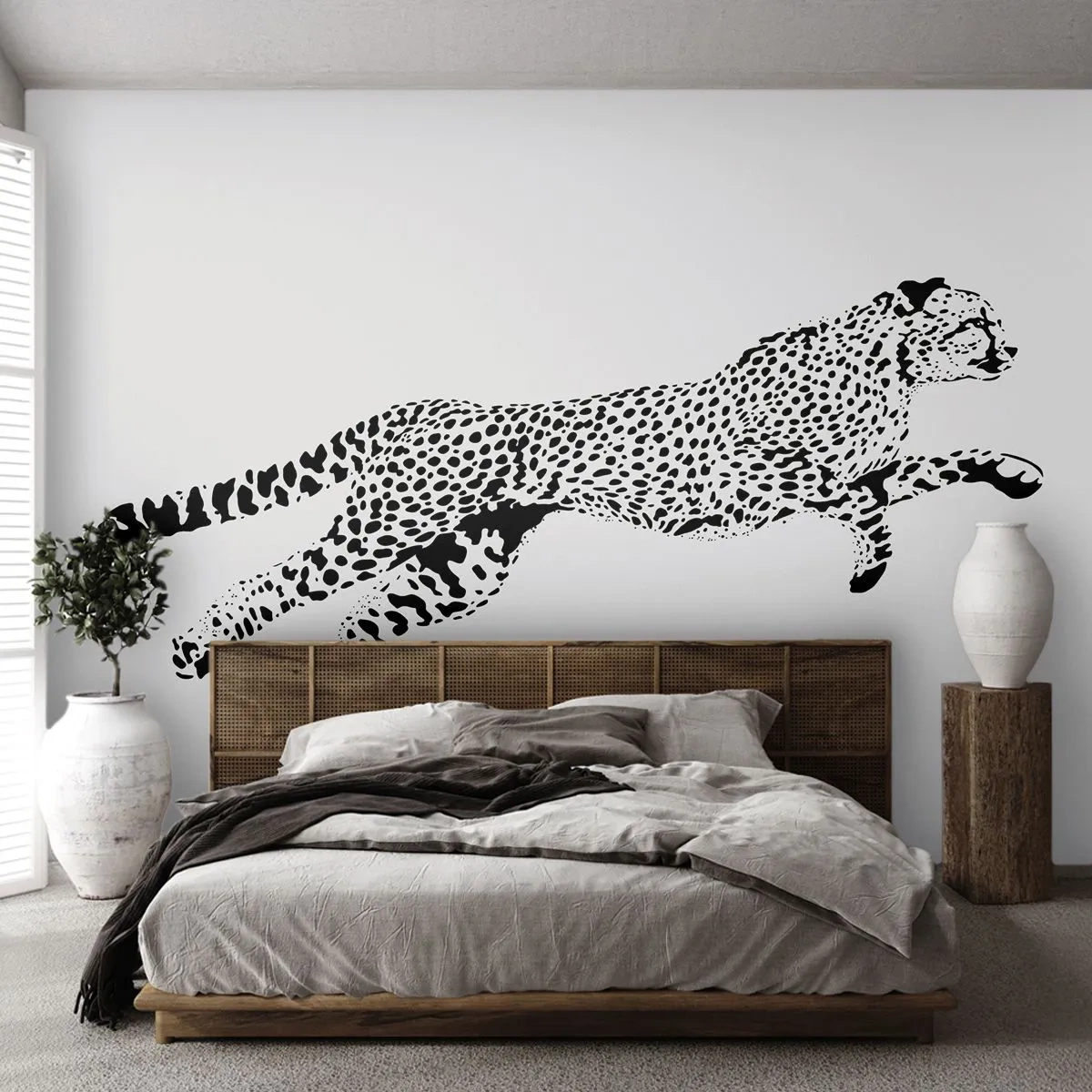 Fototapeta Samoprzylepna Deluxe Sticker - Najszybszy na Ziemi - Zwierzęta, Gepard, Dziki Kot - 250x175 cm