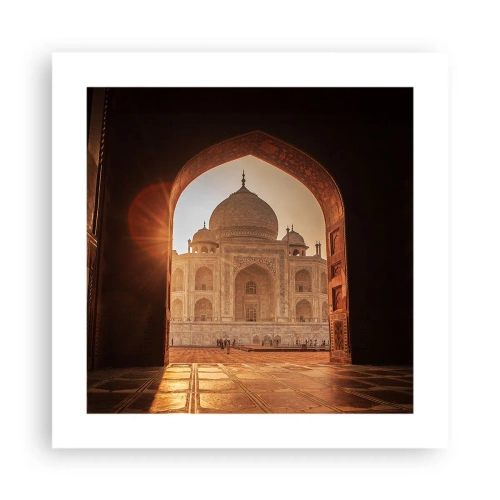 Plakat - Pomnik nieziemskiej miłości - 40x40 cm