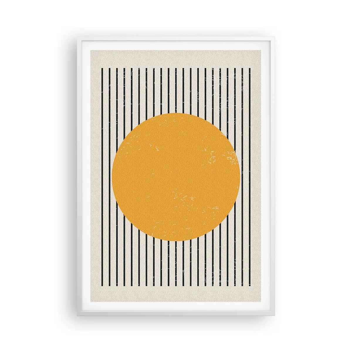 Plakat w białej ramie - Siła prostoty - 70x100 cm