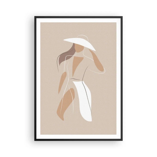 Plakat w czarnej ramie - Moda to zabawa - 70x100 cm