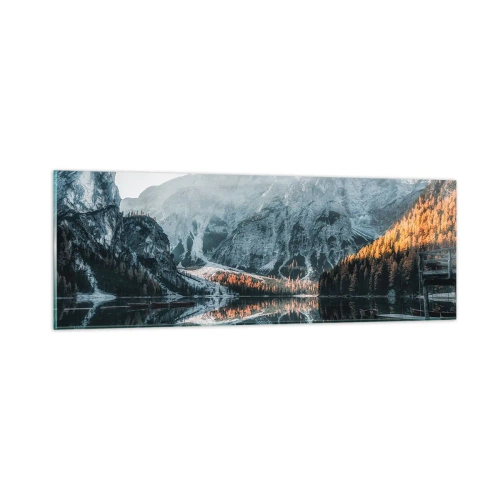 Obraz na szkle - Lustrzany pejzaż - 90x30 cm