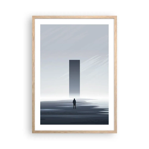Plakat w ramie jasny dąb - Szansa czy zagrożenie? - 50x70 cm