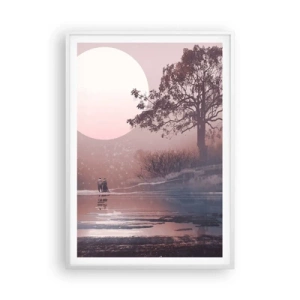 Plakat w białej ramie - Nocne dziwy - 70x100 cm