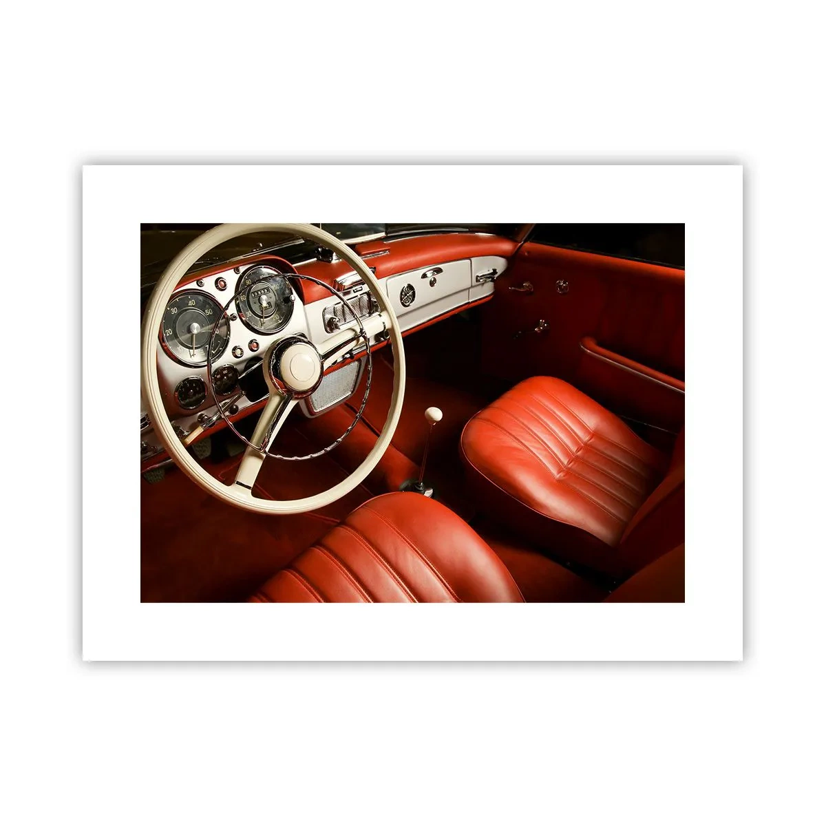 Plakat - Luksus w stylu vintage - 40x30 cm