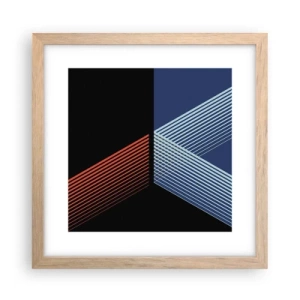 Plakat w ramie jasny dąb - Prosta historia - 30x30 cm