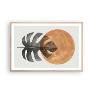 Plakat w ramie jasny dąb - Zawsze słońce - 91x61 cm