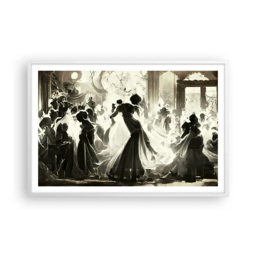 Plakat w białej ramie - Wielka maskarada - 91x61 cm