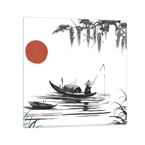 Obraz na szkle - Azjatyckie popołudnie - 50x50 cm