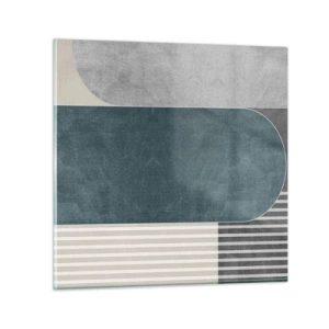 Obraz na szkle - Kompozycja na poziomie - 40x40 cm