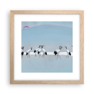 Plakat w ramie jasny dąb - Po gorącym dniu - 30x30 cm