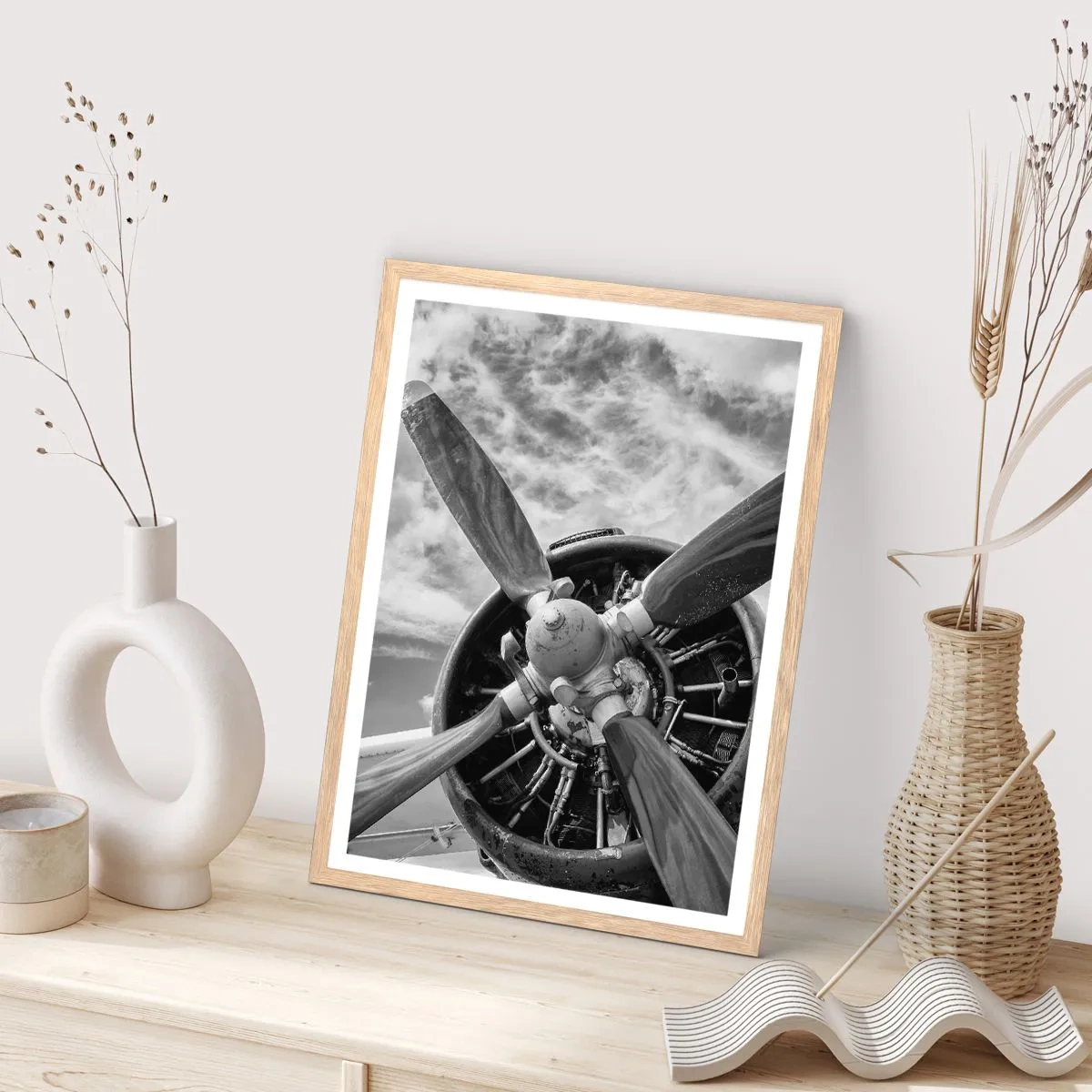 Plakat w ramie jasny dąb - Pogromca przestworzy - 70x100 cm