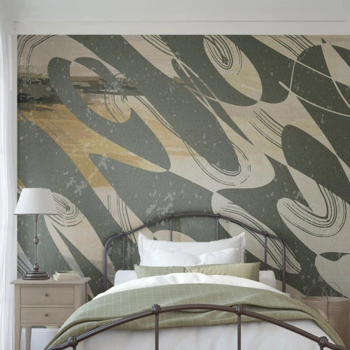 Fototapeta Premium Sand - Abstrakcja zrytmizowana - Abstrakcja, Nowoczesny, Postarzane - 350x256 cm