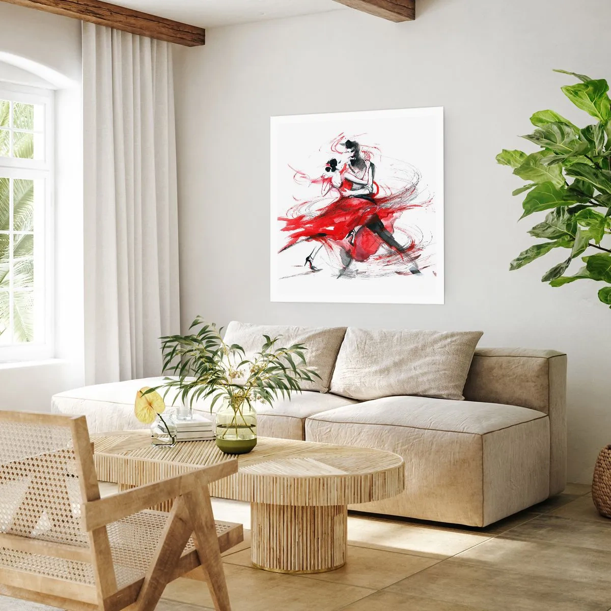 Plakat - Tango - rytm namiętności - 40x40 cm