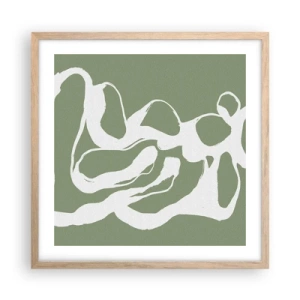 Plakat w ramie jasny dąb - Wołanie przestrzeni - 50x50 cm