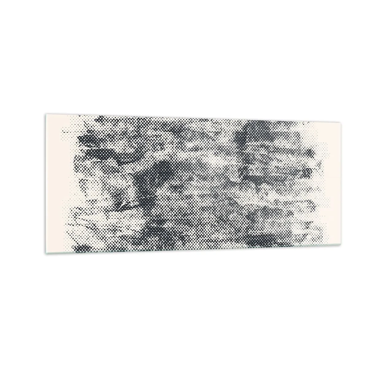 Obraz na szkle - Mglista kompozycja - 100x40 cm