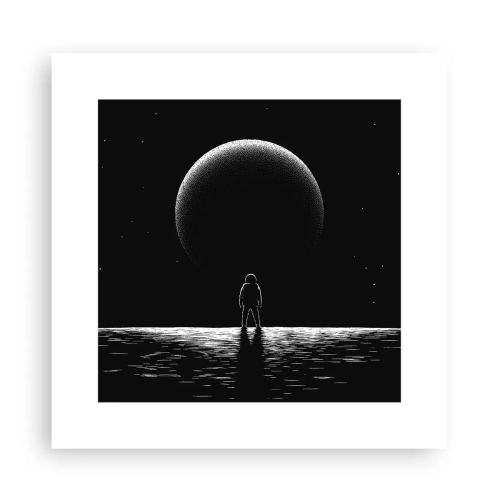 Plakat - Twarzą w twarz - 30x30 cm