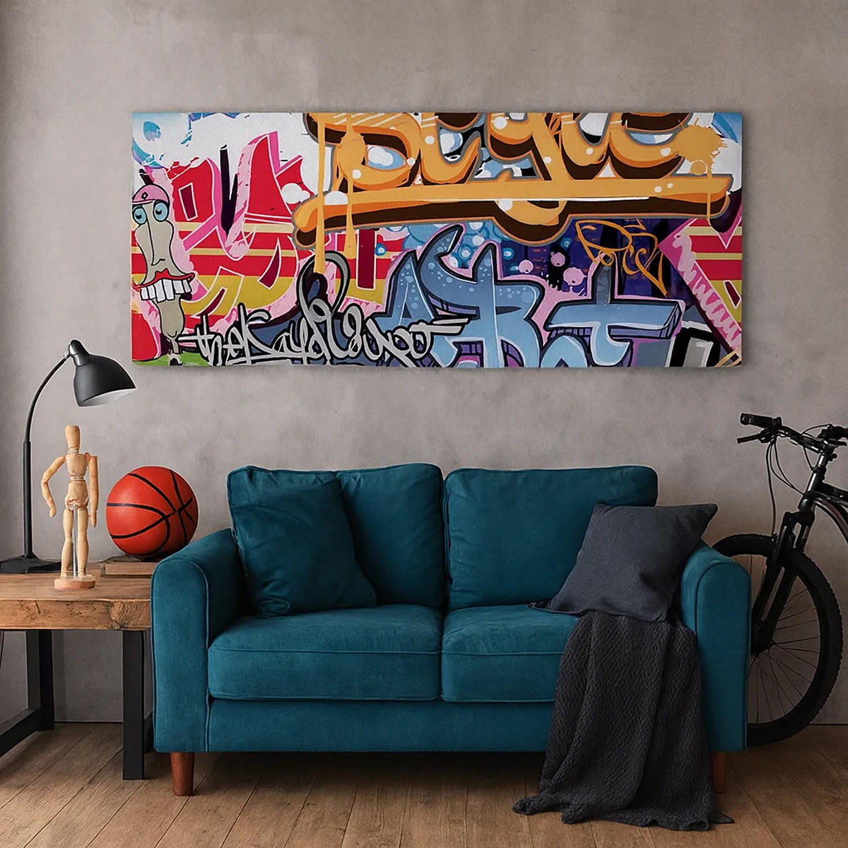 Obraz na płótnie - Murale, murale, murale… - 30x30 cm