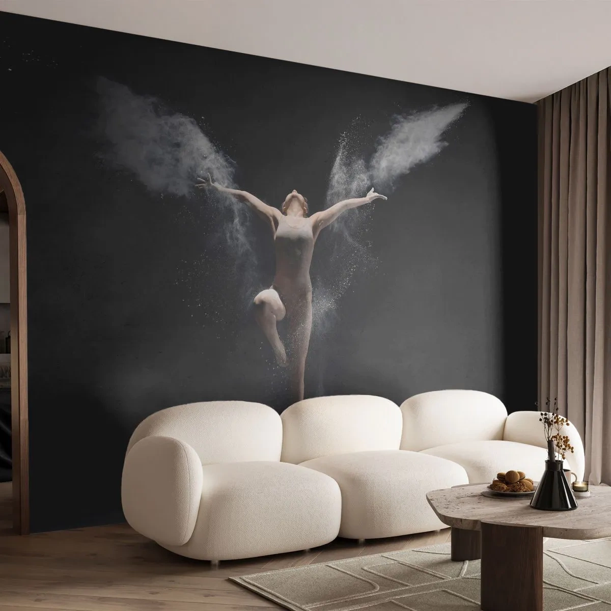 Fototapeta Premium Canvas - Elfy istnieją - Abstrakcja, Tancerka, Gimnastyczka - 500x350 cm