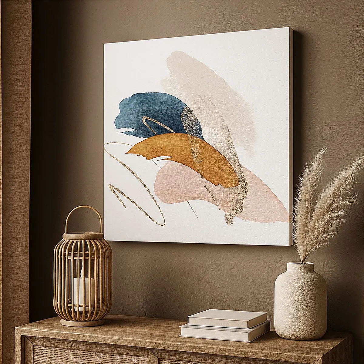 Obraz na płótnie - Kompozycja uskrzydlona - 30x30 cm