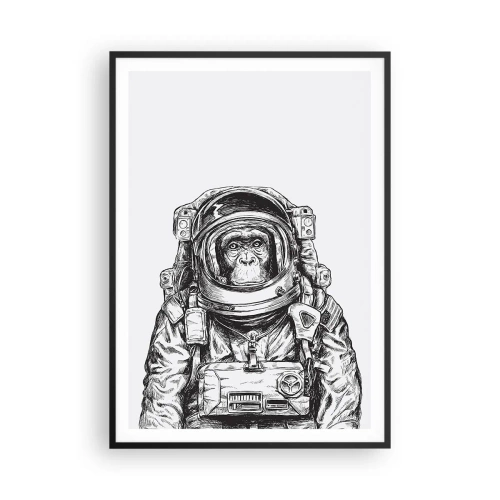 Plakat w czarnej ramie - Alternatywna ewolucja - 70x100 cm