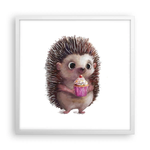 Plakat w białej ramie - Święto jest co dzień - 50x50 cm