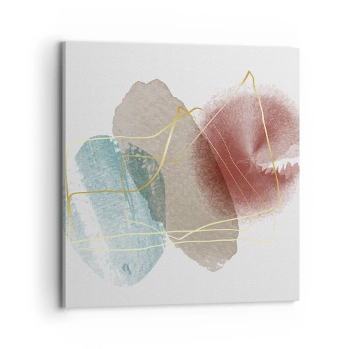 Obraz na płótnie - Korale przestrzeni - 70x70 cm