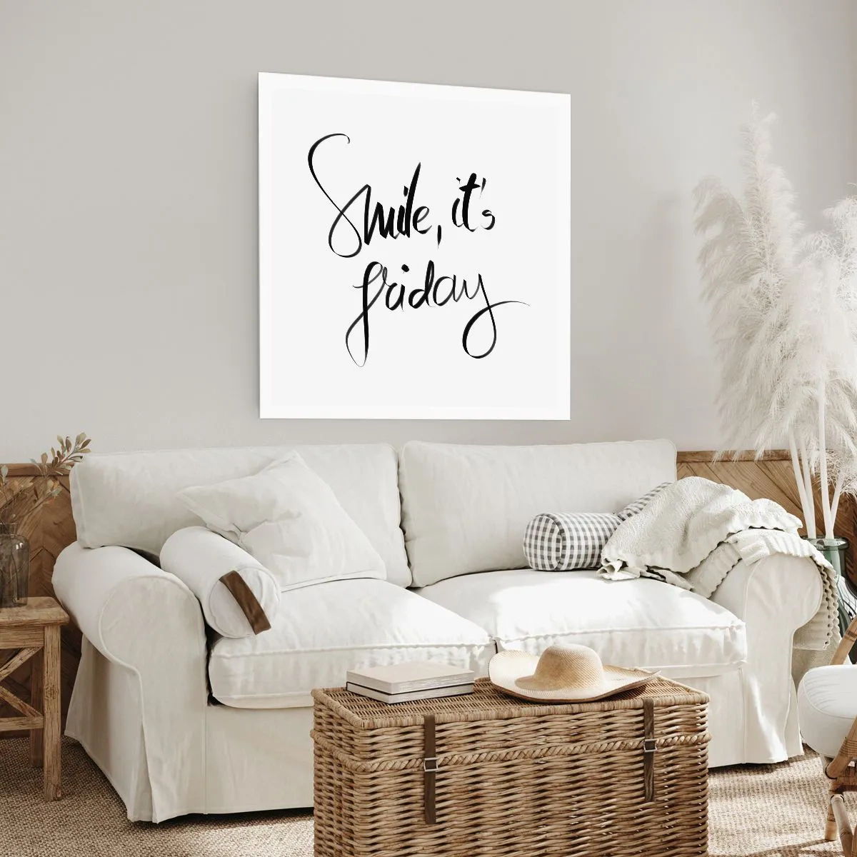 Plakat - Prawdziwa radość - 40x40 cm