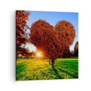 Obraz na płótnie - I jak nie kochać jesieni - 60x60 cm