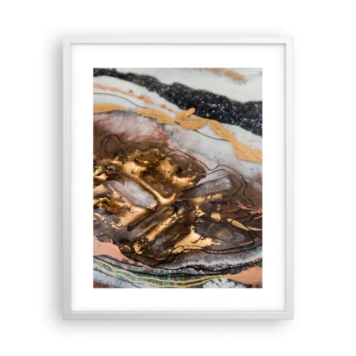 Plakat w białej ramie - Żywioł ziemi - 40x50 cm