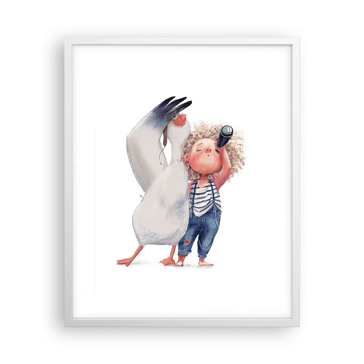 Plakat w białej ramie - Plan wielkiej podróży - 40x50 cm